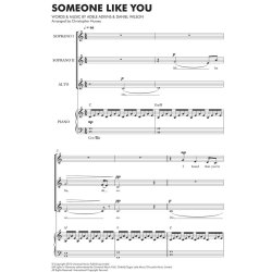 Adele: Someone Like You (Hussey) - SSA/Piano