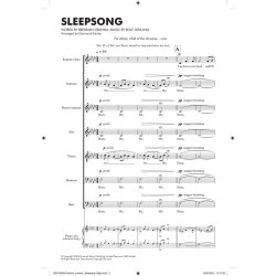 Rolf Lovland/Brendan Graham: Sleepsong (Soprano/SSATBB A Cappella)