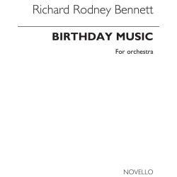 Bennett Birthday Music Orch Fs