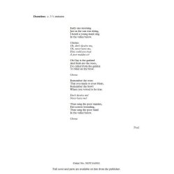 Patrick Hawes: Early One Morning (Vocal Score)