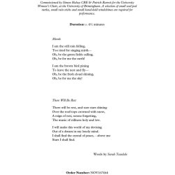 I Am The Still Rain Falling