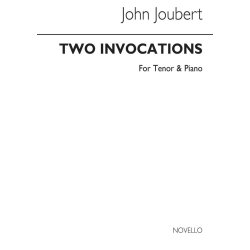 Joubert: Two Invocations Op.26 for solo Tenor and Piano