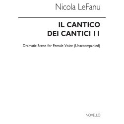 Lefanu: Il Cantico Dei Cantici II for Female Voice