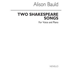 Bauld Alison Two Shakespeare Songs Vce/pf