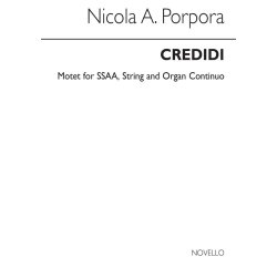 Porpora: Credidi for SSAA Chorus and Piano