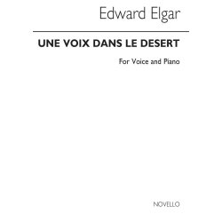 Elgar, E Une Voix Dans Le Desert Narrator And Piano