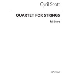 Scott: String Quartet No.1 (Score)