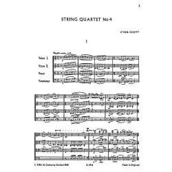 Scott: String Quartet No.4 (Score)