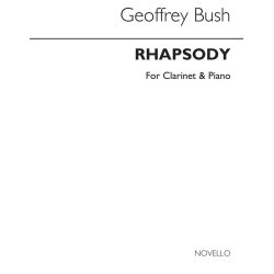 Geoffrey Bush: Rhapsody For Clarinet And Strings (Clarinet/Piano)
