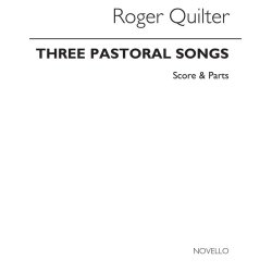 Quilter, R Three Pastoral Songs Op22 Sc/Pts (Vln,Vlc,Low Vce And Pf)