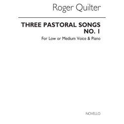 Quilter, R Three Pastoral Songs Op22 Low Voice And Piano