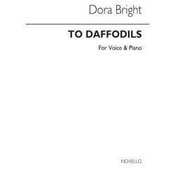 Bright To Daffodils Voice And Piano