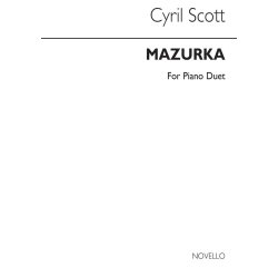 Cyril Scott: Mazurka Op67 No.1 Piano Duet