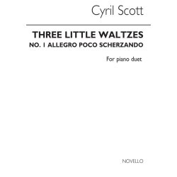 Cyril Scott: Three Little Waltzes (Mov.1-allegro Poco Scherzando) Piano Duet