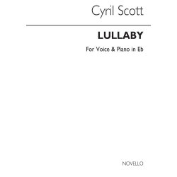 Scott: Lullaby Op.57 No.2 In Eb for Medium Voice with Piano acc.