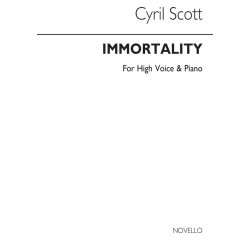 Cyril Scott: Immortality-high Voice/Piano (Key-g)