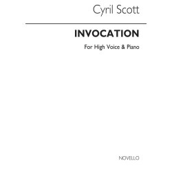 Cyril Scott: Invocation-high Voice/Piano (Key-f)