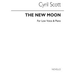Cyril Scott: New Moon Op74 No.6-low Voice/Piano (Key-e)