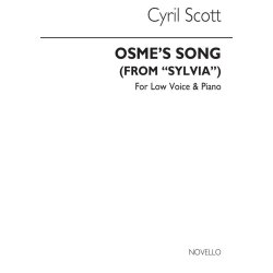 Cyril Scott: Osme's Song (From Sylvia) Op68 No.2-low Voice/Piano (Key-d)