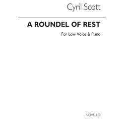 Cyril Scott: A Roundel Of Rest Op52 No.2-low Voice/Piano (Key-c)