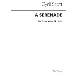 Cyril Scott: A Serenade Op61 No.1-low Voice/Piano (Key-d)