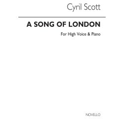 Cyril Scott: A Song Of London Op52 No.1-high Voice/Piano (Key-g Minor)