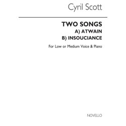 Cyril Scott: Two Songs Op56-low Or Medium Voice/Piano