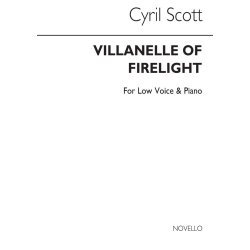 Cyril Scott: Villanelle Of Firelight-low Voice/Piano (Key B Flat)