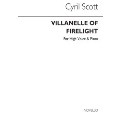Cyril Scott: Villanelle Of Firelight-high Voice/Piano (Key-c)
