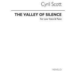 Cyril Scott: The Valley Of Silence Op72 No.4-low Voice/Piano (Key-c)