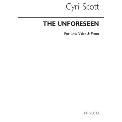 Cyril Scott: The Unforeseen Op74 No.3-low Voice/Piano (Key-b Flat)