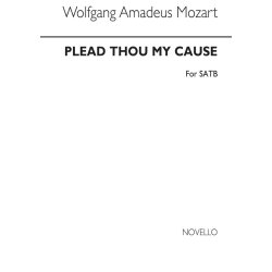 Mozart Plead Thou My Cause Satb