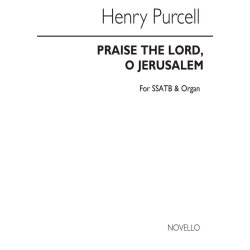 Henry Purcell: Praise The Lord, O Jerusalem (Novello Edition)- SSATB