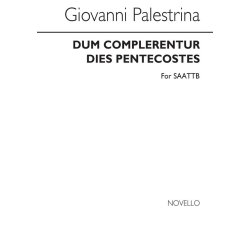 Palestrina  Dum Complerentur Des Pentecostes  Saattb/Pf