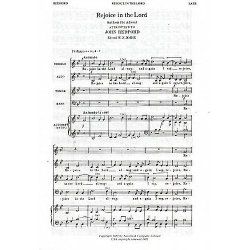 John Redford: Rejoice In The Lord (In B Flat)