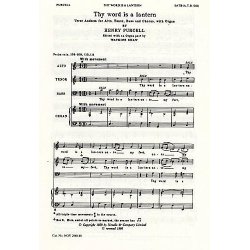 Henry Purcell: Thy Word Is A Lantern