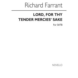 Farrant Lord For Thy Tender Mercy's Sake Satb
