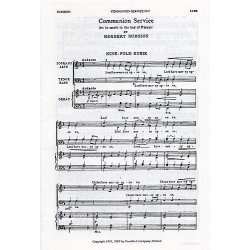 Herbert Sumsion: Communion Service In F