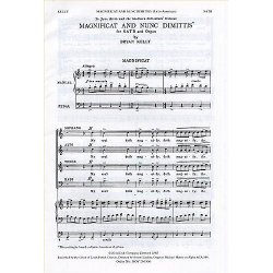 Bryan Kelly: Magnificat And Nunc Dimittis (Latin American)