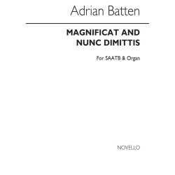 Batten: Magnificat &amp; Nunc Dimittis (3rd Verse Service) for SATB Chorus