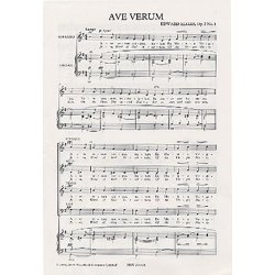 Edward Elgar: Ave Verum Op.2 No.1 (Soprano/SATB)