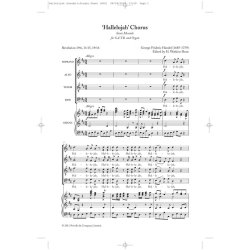 George Frideric Handel: 'Hallelujah' Chorus SATB/Organ (New Engraving)