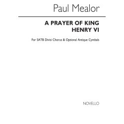 Paul Mealor: A Prayer Of King Henry VI (Vocal Score)