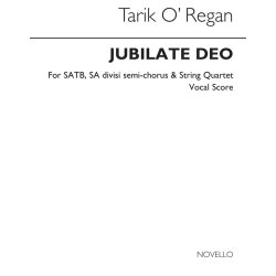 Tarik O'Regan: Jubilate Deo - SATB/SA/String Quartet (Score/Parts)