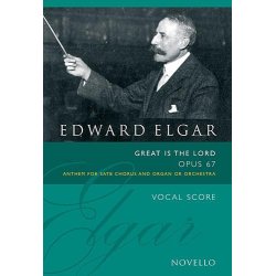 Edward Elgar: Great Is The Lord Op.67 (Vocal Score Ed. Bruce Wood)