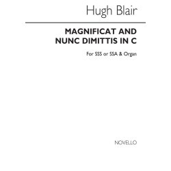 Hugh Blair: Magnificat And Nunc Dimittis In C