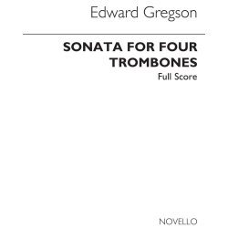 Gregson: Sonata For Four Trombones (Score)