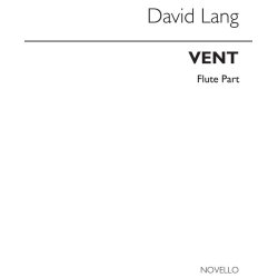David Lang: Vent for Flute and Piano