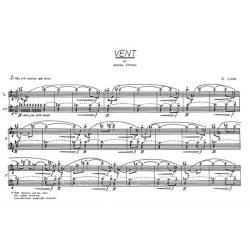 David Lang: Vent for Flute and Piano