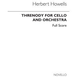 Herbert Howells: Threnody For Cello &amp; Orchestra (Full Score)